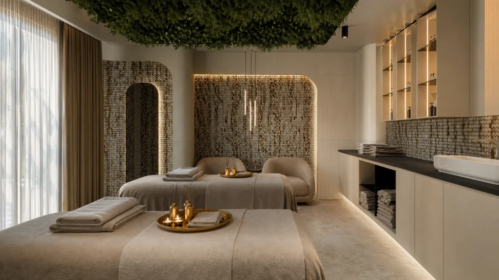 Wizualizacja gabinetu zabiegowego dla dwojga w Aparthotel Natura Resort